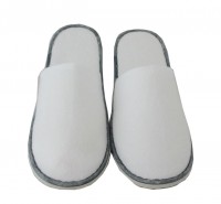 SKBD019 make Hotel Slipper style order disposable slipper style custom pure color Hotel Slipper Style Hotel Slipper franchise front view